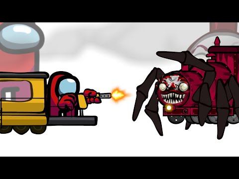 Mini Crewmate Kills Choo-Choo Charles Characters | Among Us