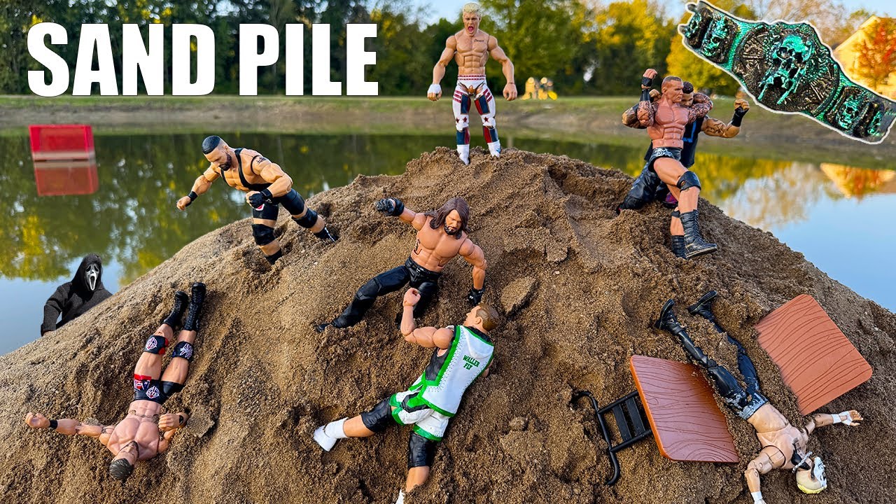 WWE Sand Pile Elimination Action Figure Match