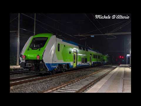 ETR421.017 Trenord in transito a San Marcellino-Frignano