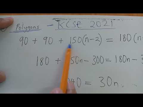 KCSE 2021 - POLYGONS