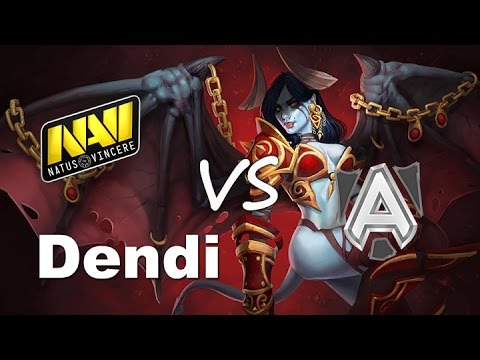 DOTA2 : Dendi queen of pain vs Alliance_Starladder Season 11