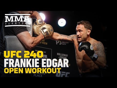 UFC 240: Frankie Edgar Open Workout Highlights - MMA Fighting