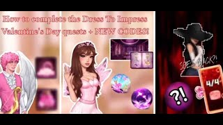 How to complete the Dress To Impress Valentine's Day quests! (+ALL NEW CODES AND PRIZES)