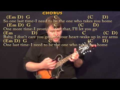 One Last Time (Ariana Grande) Mandolin Cover Lesson in G with Chords/Lyrics