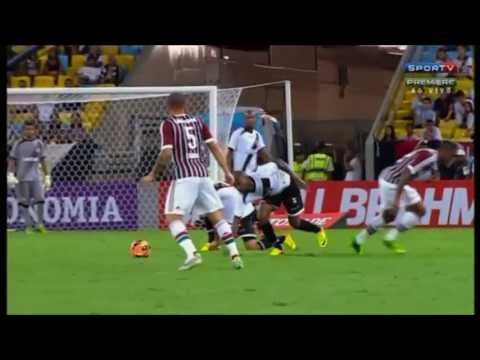 Drible Espetacular de Sandro Silva em Digão - Fluminense 0 x 1 Vasco - Brasileirão 2013