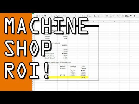 Calculating ROI in the Machine Shop!  CB55