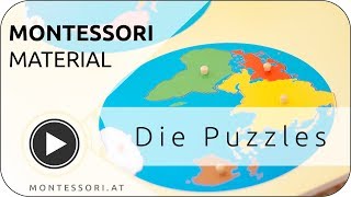 Montessori-Material: Puzzles die Wissen schaffen [Montessori-Akademie | Montessori-Ausbildung]