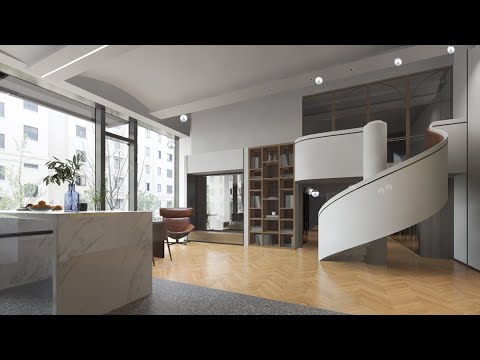 Cgsoreal.com Modern Residence Free Model Download D5 Render