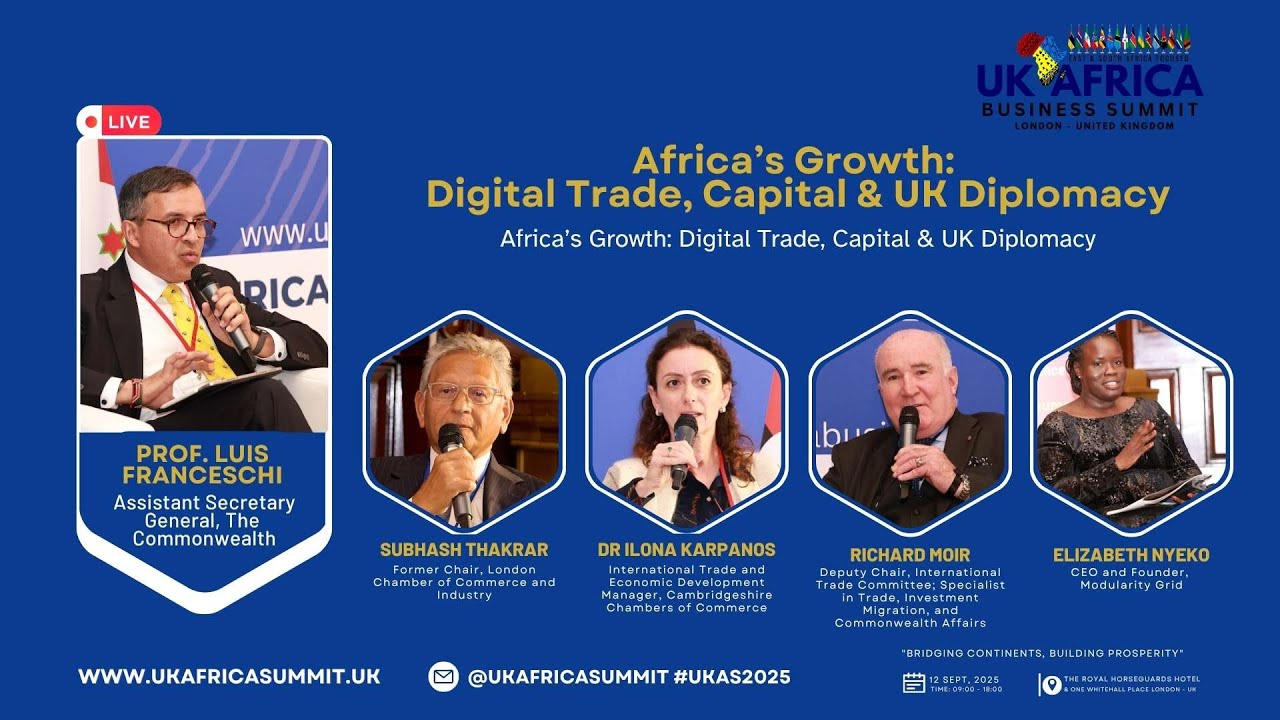 “Africa’s Growth Must Be Built on Brains” 🧠 | Education, AI & Trade | #UKAfricaSummit2025