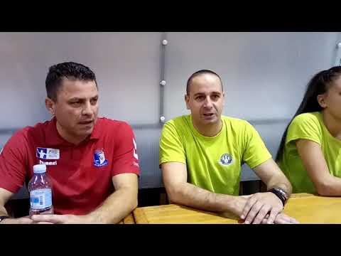 SRLŽ 1. kolo / ŽRK Železničar - ŽRK Voždovac 1955 / Konferencija za medije