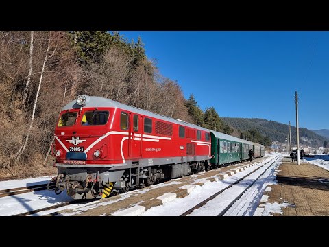 4K CABVIEW: Rhodopean narrow gauge Septemvri - Dobrinishte [ WINTER EDITION ]