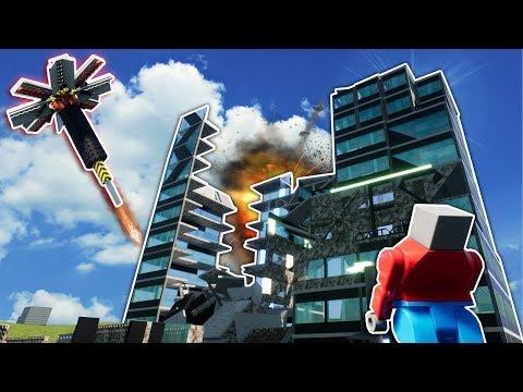 20 SECONDS TO SURVIVE LEGO TOWER CHALLENGE! - Brick Rigs Gameplay - Tower Survival