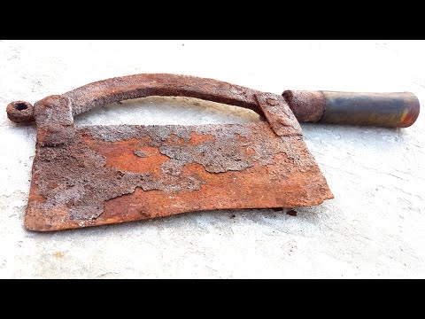 This Antique Rusty Cleaver Restoration is Incredible!
