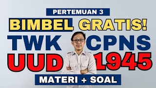Download lagu FOKUS TWK #3 : MATERI DAN SOAL UUD 1945 mp3 Download lagu FOKUS TWK #3 : MATERI DAN SOAL UUD 1945 mp3