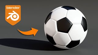 Como modelar BOLA DE FUTEBOL no Blender 3D (passo-a-passo)