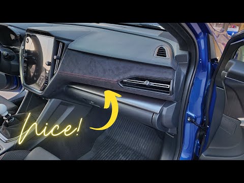 OEM Ultrasuede Dash Instrument Panel Install | 2022+ VB Subaru WRX