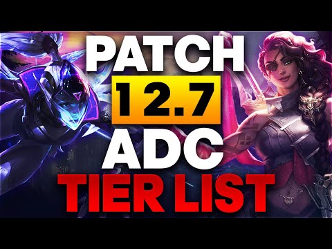 *NEW* ADC TIER LIST PATCH 12.7 - Zeri is the new Kalista