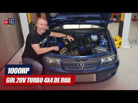 1000HP - Gol 20V Turbo 4x4 de rua