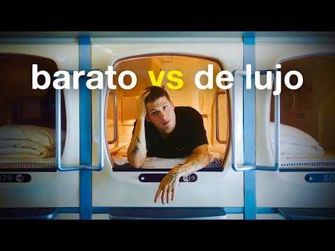 EXPENSIVE vs. CHEAP Capsule Hotel in Japan.