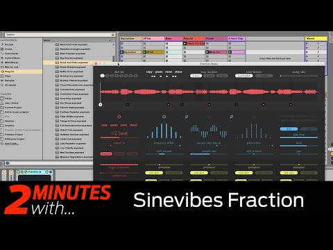 Sinevibes Fraction AU plugin in action