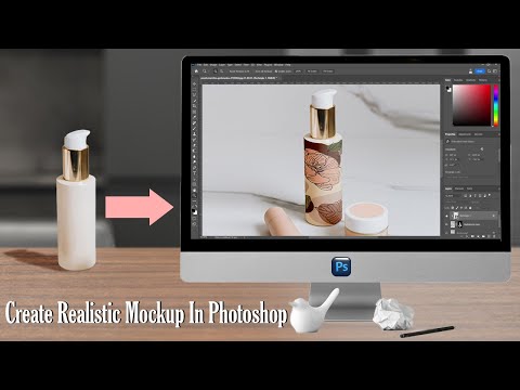 Use New Warp Cylinder Option in Adobe Photoshop 2023 - Mockup Design Tutorial