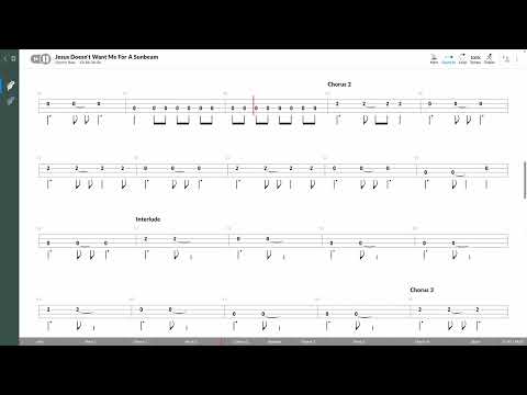 Nirvana - Jesus Doesn't Want Me For A Sunbeam (MTV UNPLUGGED) (BASS TAB PLAY ALONG)