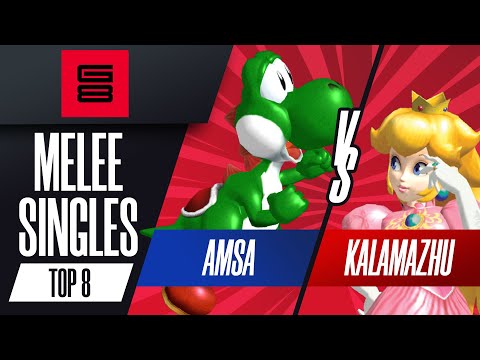 aMSa vs Kalamazhu - Top 8 Melee Singles - Genesis 8 | Yoshi vs Peach