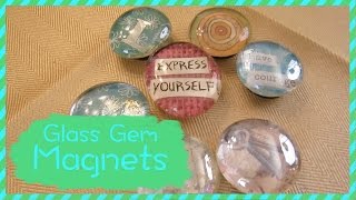 How To Make Glass Gem Magnets