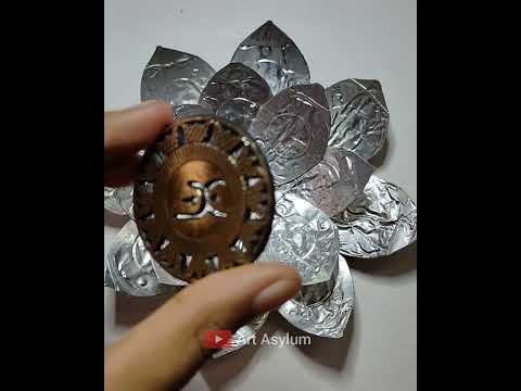 Candle Holder made from empty tin cups #shorts