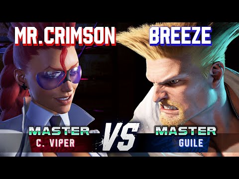 SF6 ▰ MISTER CRIMSON (C.Viper) vs BREEZE (Guile) ▰ High Level Gameplay