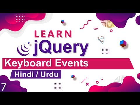 jQuery Keyboard Events Tutorial in Hindi Urdu