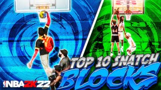 NBA 2K22 TOP 10 SNATCH BLOCKS | PART 1