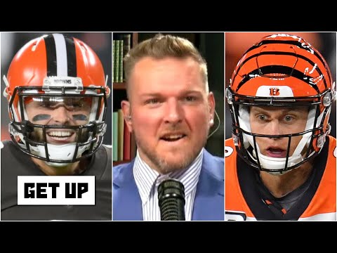 Pat McAfee reacts to the Baker Mayfield vs. Joe Burrow matchup | Get Up