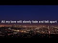 MAYDAY PARADE - BRUISED AND SCARRED LYRICS