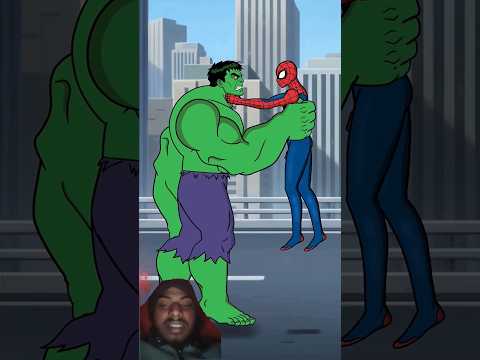 Newton's Worst Nightmare😱😀🌏🌎🪐 #hulk #spiderman