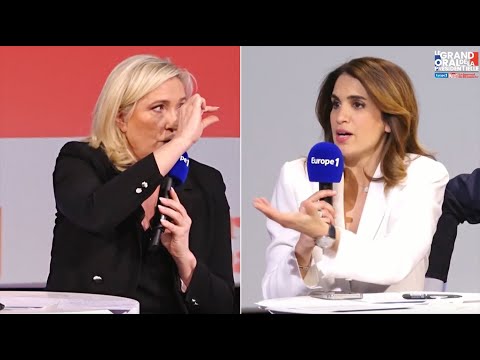 Marine Le Pen dans le Grand oral de la présidentielle Europe 1/ Paris Match/ Le JDD (intégrale)