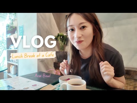 カフェVLOG🎥仕事の合間に話題のスイーツを堪能😋