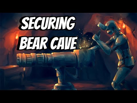 SECURING BEAR CAVE DAY 1 - Ark: Ep 2 "The Depths"