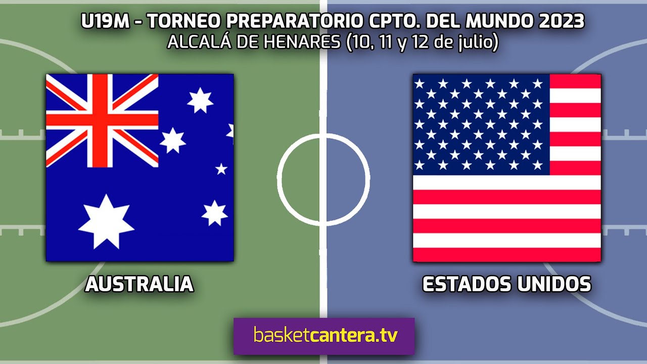 U19F.  AUSTRALIA vs ESTADOS UNIDOS.- Torneo de preparación del mundial. Alacalá de Henares 10/07/23