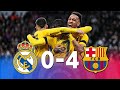 Real Madrid 0 × 4 Barcelona La Liga -2022) Arabic commentary  🎤 《حفيظ دراجى》