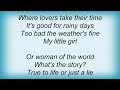 Roxy Music - My Little Girl Lyrics