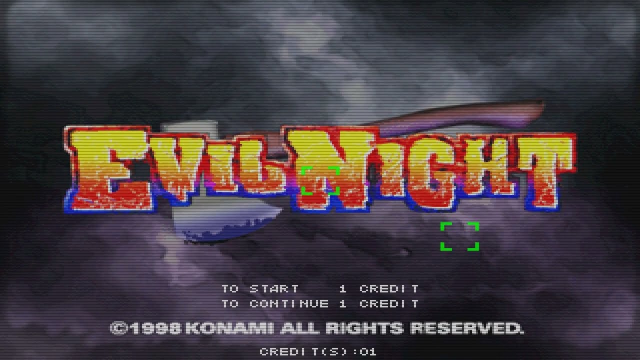MAME 288 LATEST 2026 = EVIL NIGHT FULL PC ARCADE GAMEPLAY 4K ROUTE B - BAD ENDING ALL ZOMBIES