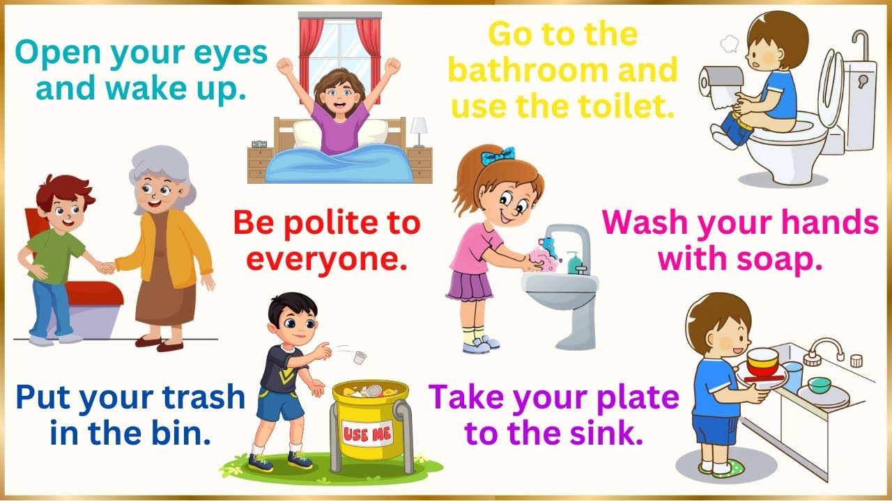 Daily Use English With Sentences | Speak English With Kids | Spoken English For Kids