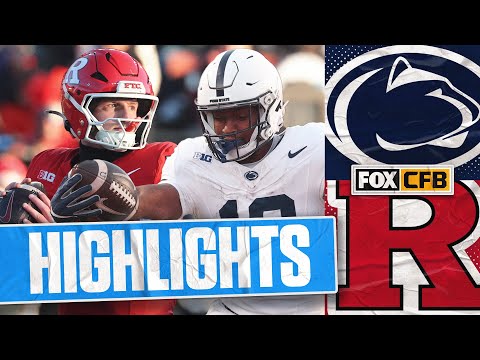 Penn State Nittany Lions vs. Rutgers Scarlet Knights Highlights | FOX College Football