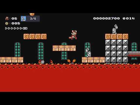 Super Mario Maker 2 - Wiedergänger in der Lava