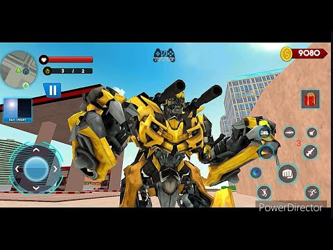 #Bumblebee Fun mode; Grand Robot Bike Transform War ( Superhero Robot Games ) Android Gameplay