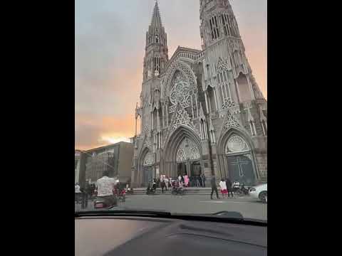 Magestuosa Iglesia de Sandona, Nariño, Colombia.