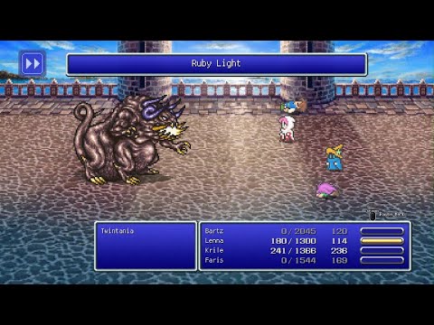 Final Fantasy V Pixel Remaster Playthrought Part 31 Halicarnassus, Twintania and Necrophobe