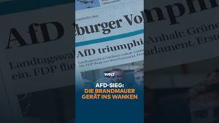 NACH AFD-SIEG: Die Brandmauer Gerät ins Wanken