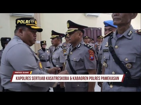 KAPOLRES SERTIJAB KASATRESNARKOBA &amp; KABAGREN POLRES PAMEKASAN